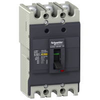 قاطع تيار شنايدر ثلاثي 100 أمبير  -Ezc100f3100