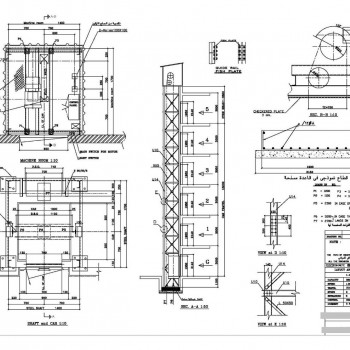 طلب خدمة رسومات هندسية للمصعد