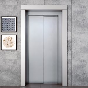 باب أتوماتيك خارجي ستانليس ستيل HAS  80 cm - سنتر